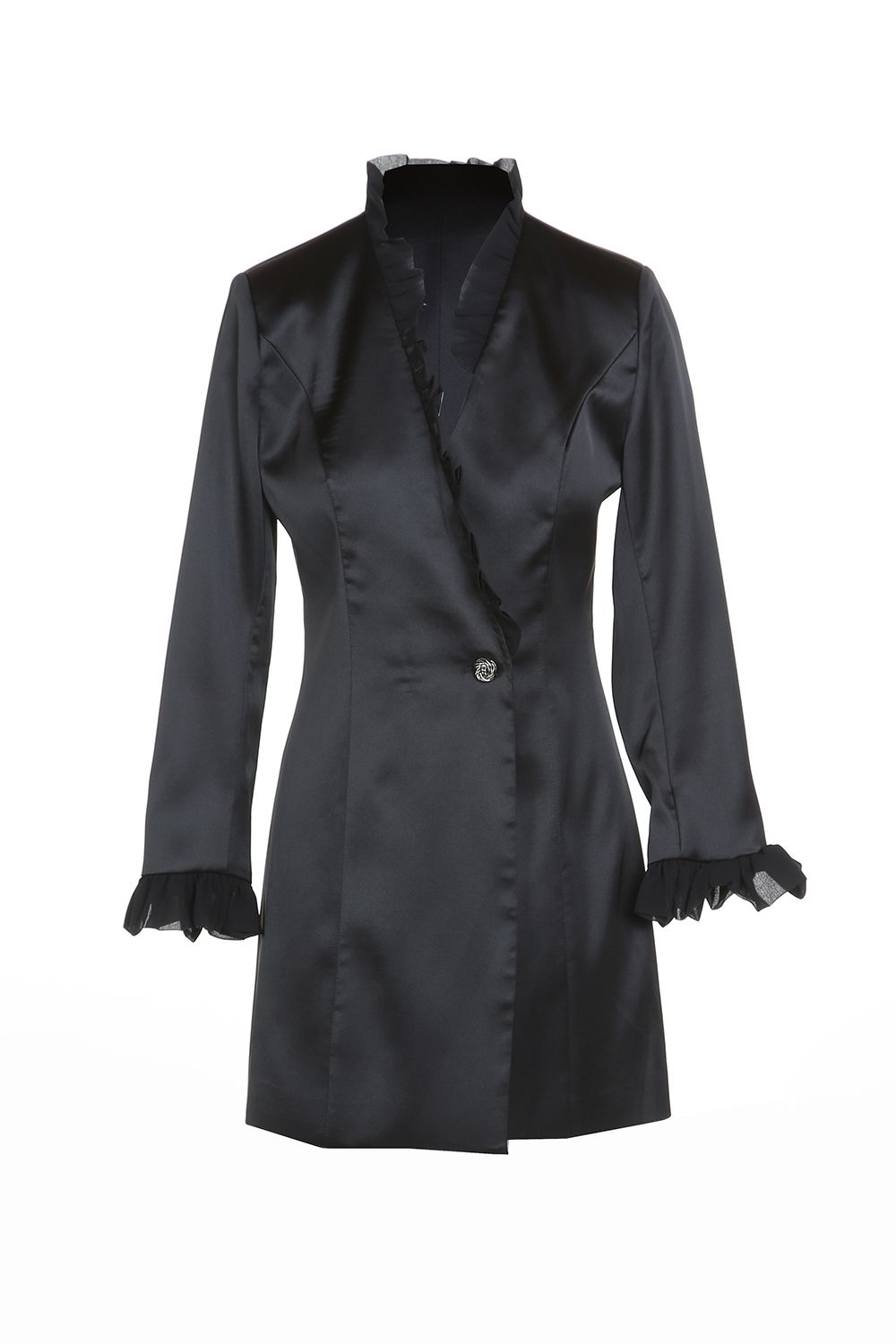Ruffle Blazer