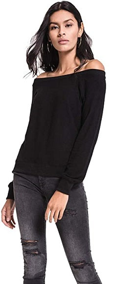 Marled Off Shoulder