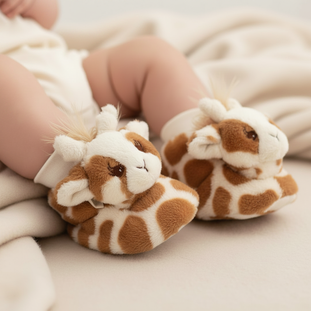 Giraffe Booties Closed Toe Lifestyle