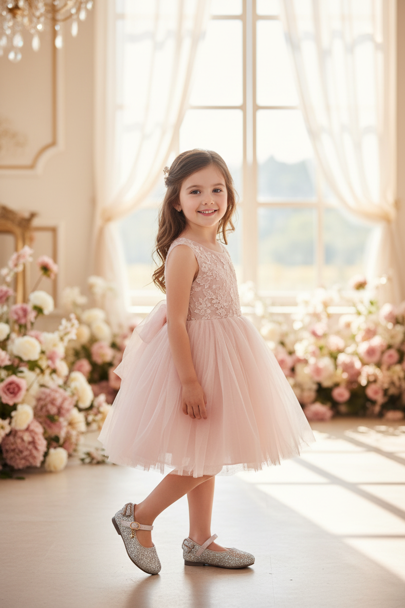 Girls' Rhinestone Shoes – Lifestyle