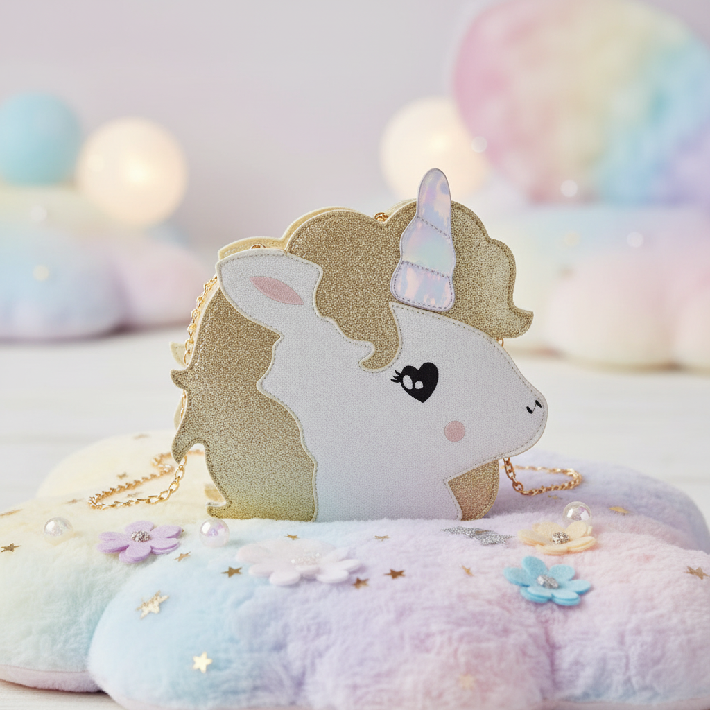 Glitter unicorn purse 