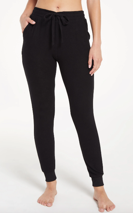Marled Jogger Black