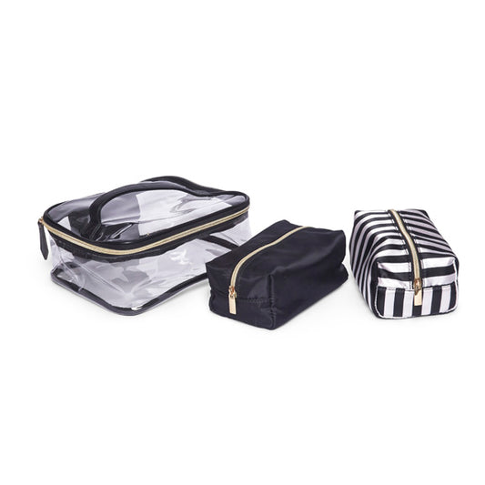 Clear Cosmetic Bag set