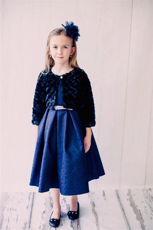 Girls' Fur Bolero