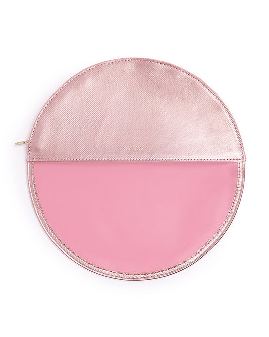 Pink Circle Clutch