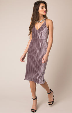 Lavender Velvet Midi