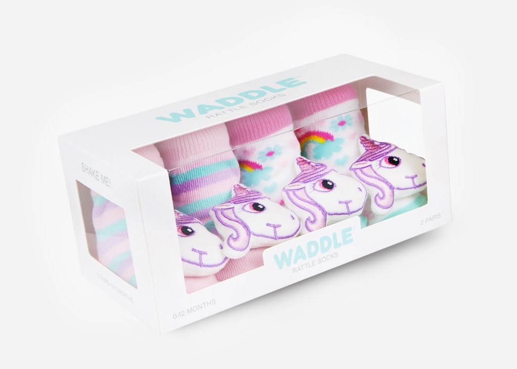 Unicorn Rattle Socks