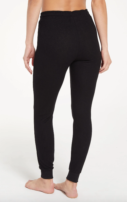 Marled Jogger Black