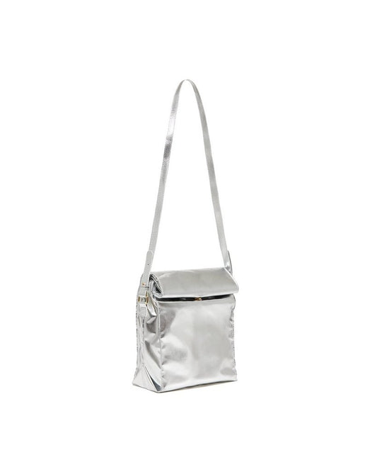 Crossbody Lunch Bag Silver