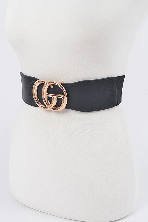 Faux Leather Luxury Stretch Belt PLUS