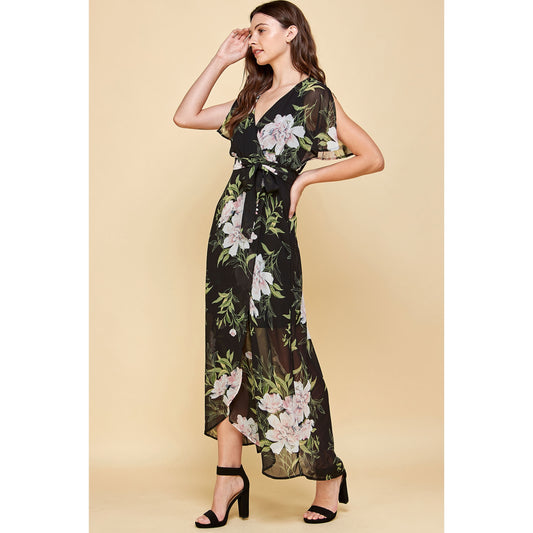 Floral High Low Maxi