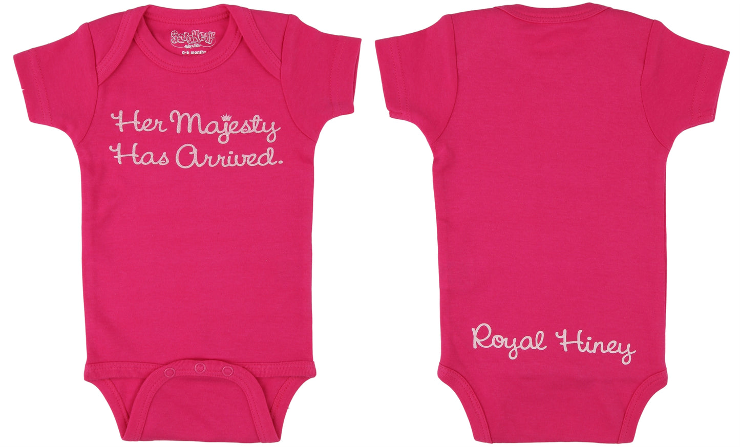 Onesie Her Majesty 12-18 Months Hot Pink