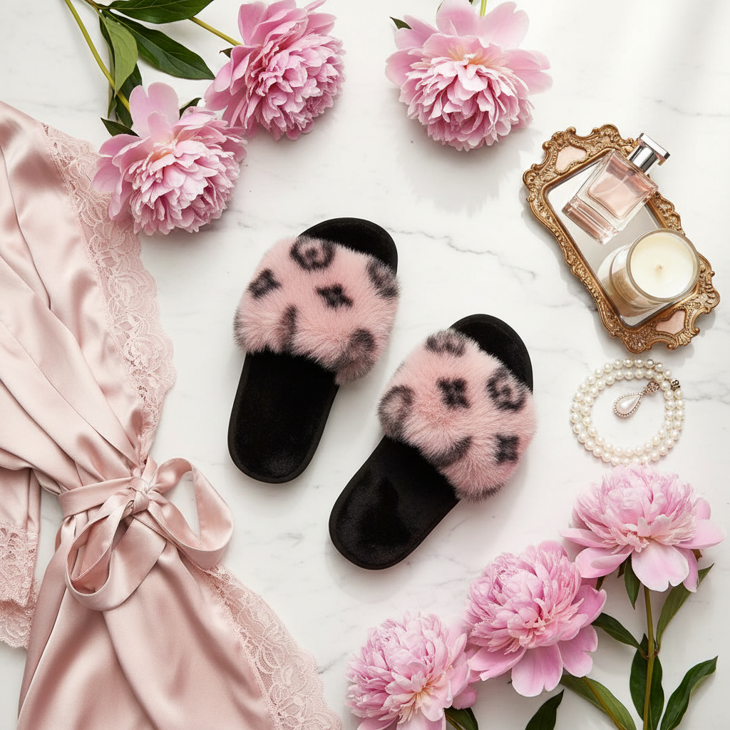 Pink Luxury Slipper Lifestyle