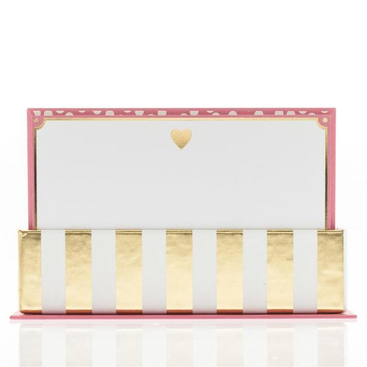 Gold Foil Heart Thank You Notes