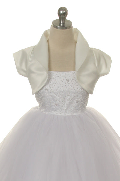 Infant Satin Bolero 1-2