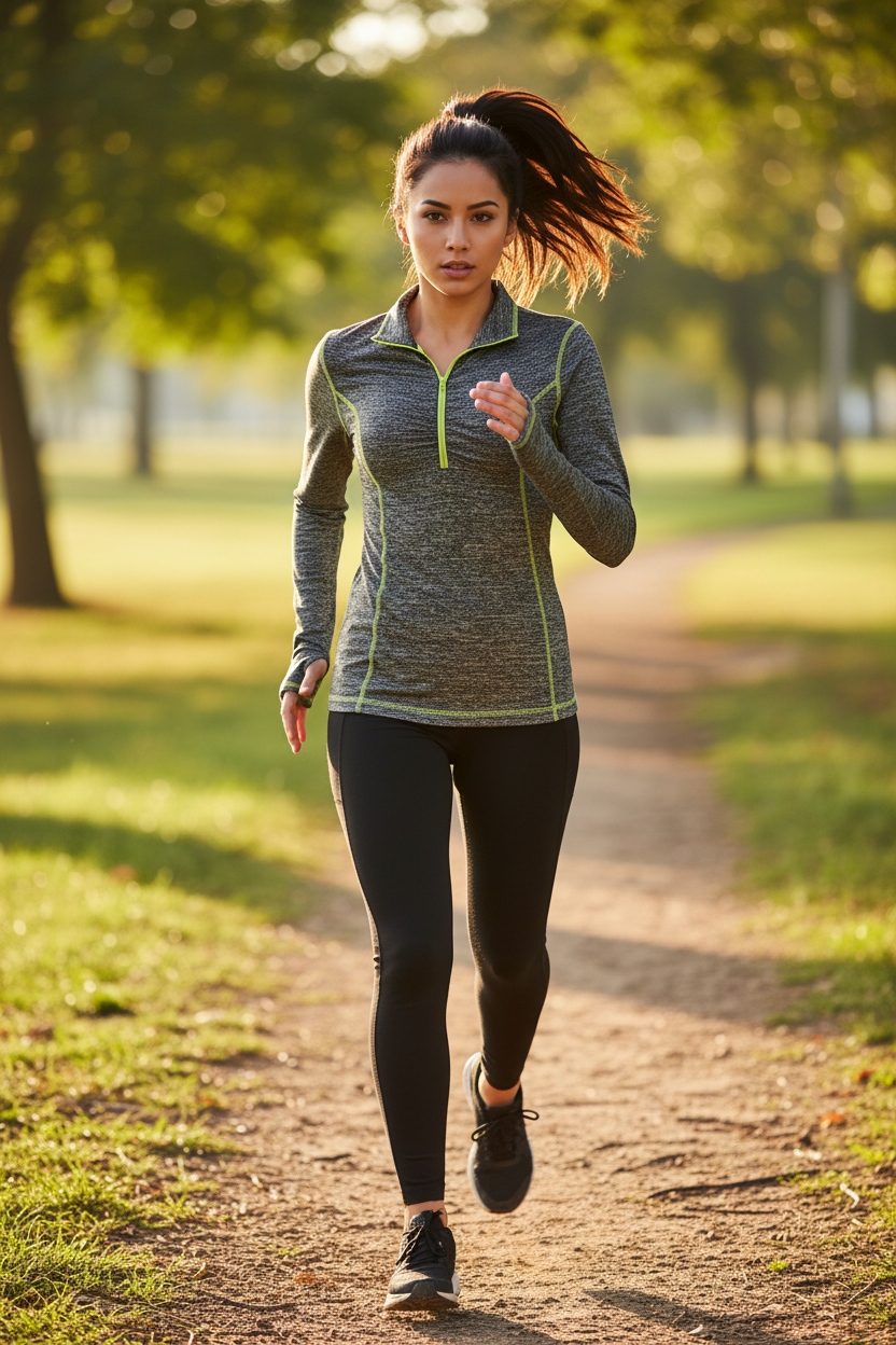 Quarter-Zip Athletic Top - Lifestyle