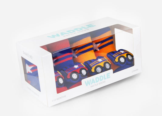 Train Rattle Socks