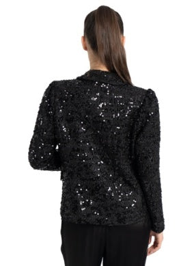 Black Sequin Blazer