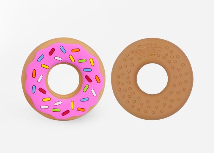 Donut Rattle Socks & Teether Baby Gift Set 0-12M
