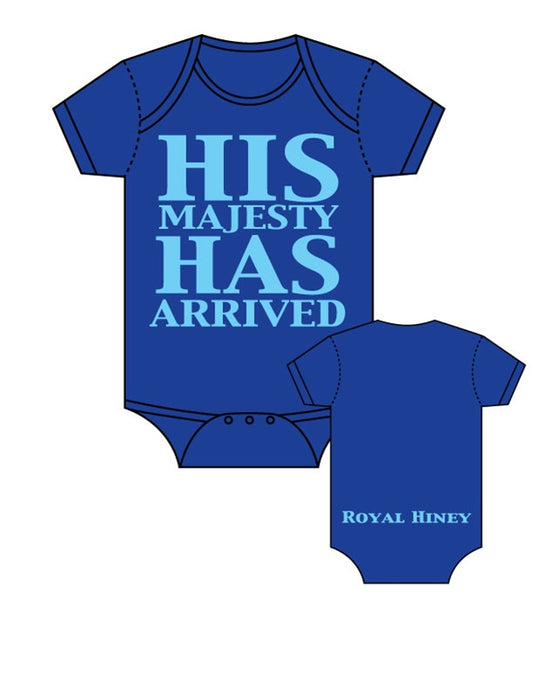 Onesie His Majesty 12-18 Months Blue