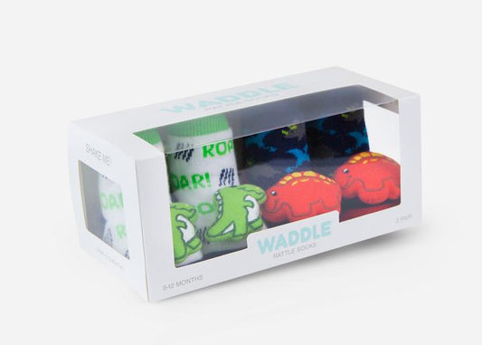 Dino Rattle Socks