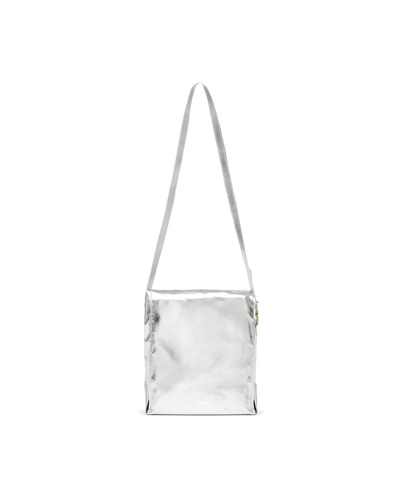 Crossbody Lunch Bag Silver