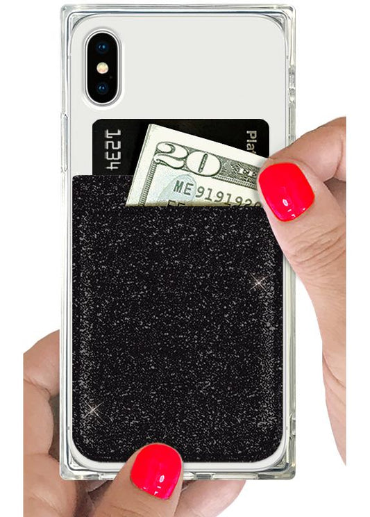 Phone Pocket BLACK GLITTER