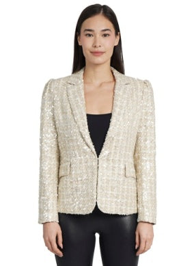 Black Sequin Blazer