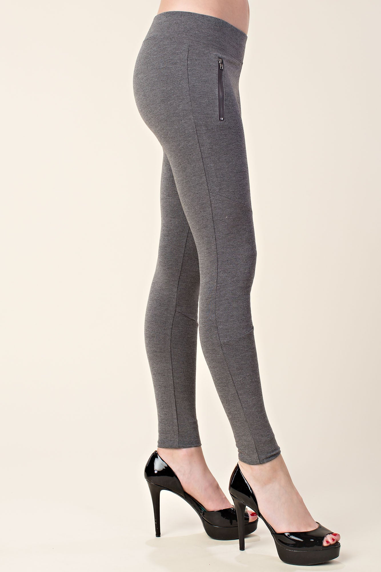 Zipper Moto Leggings