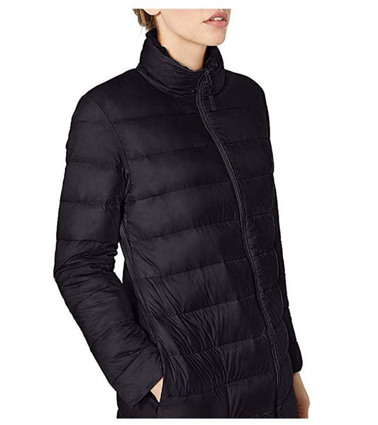 Black Down Puffer Coat