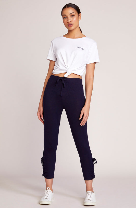 Navy Heathered Jogger