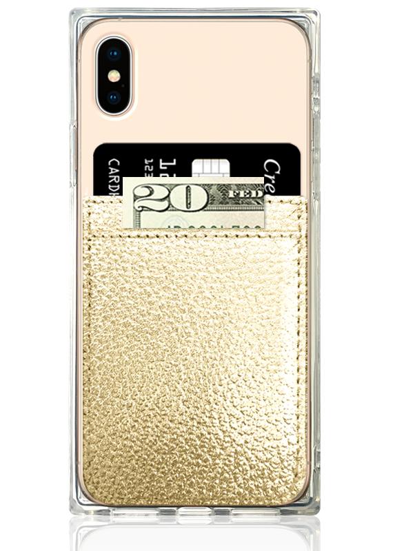 Phone Pocket Faux Leather GOLD