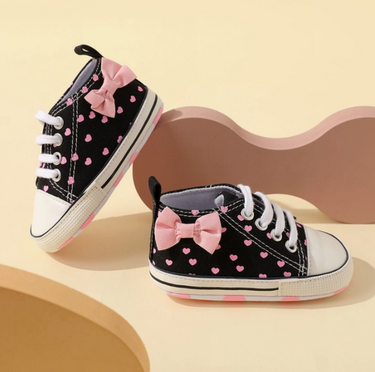 Baby / Toddler Hearts & Bows Prewalker Shoes