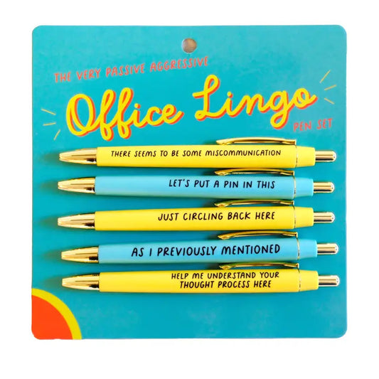 Office Lingo (Funny) Pen Set