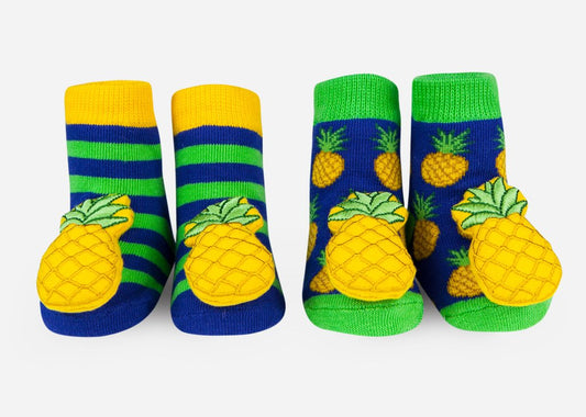 Pineapple Rattle Socks