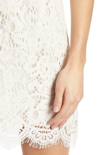 Ivory Lace Dress