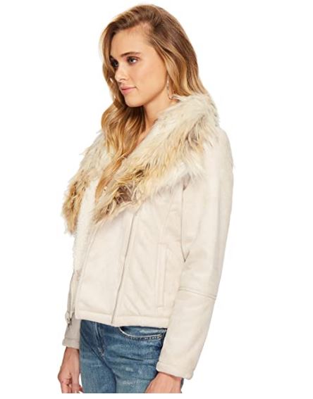 Fur Collar Faux Shearling