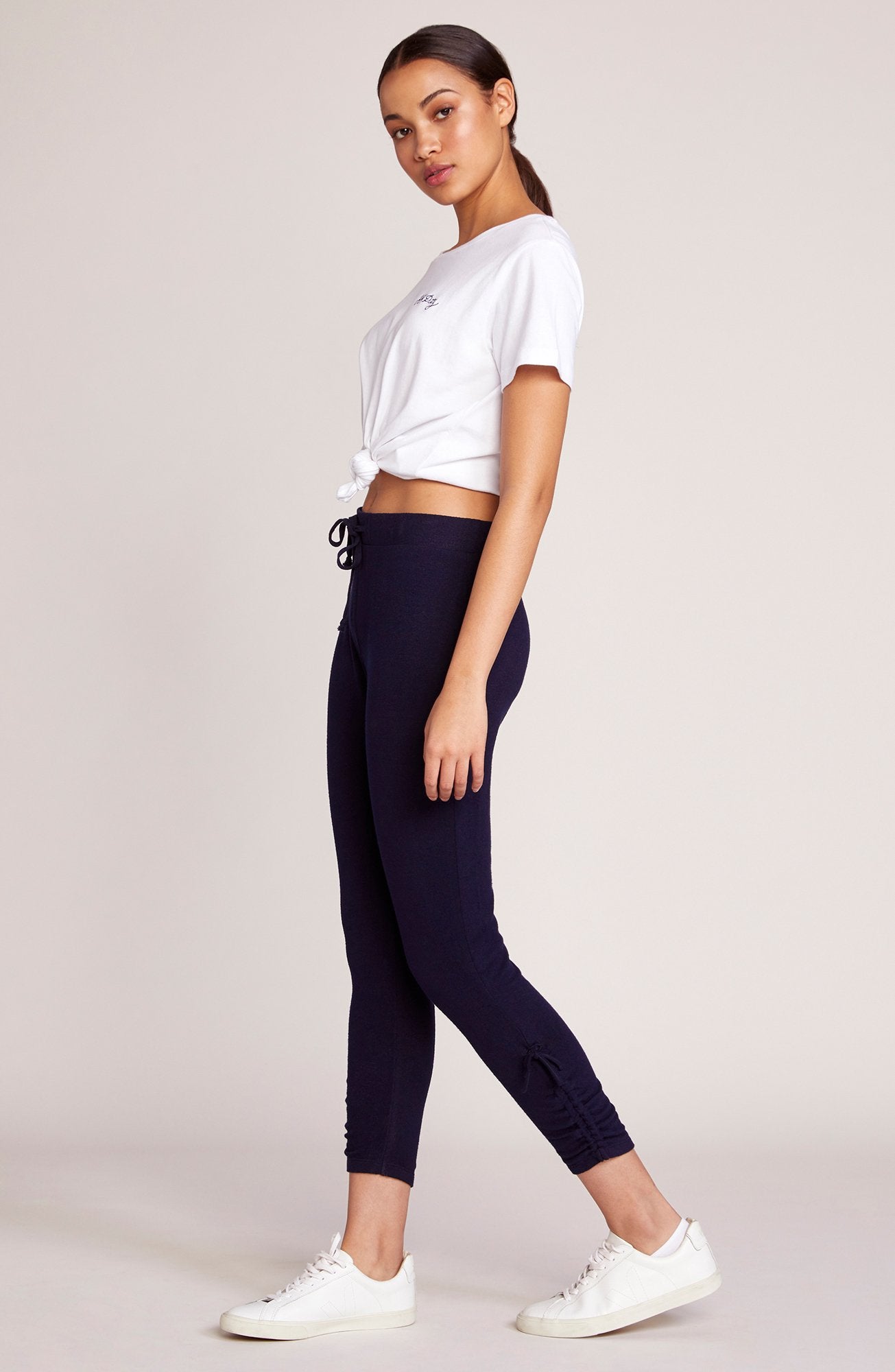 Navy Heathered Jogger